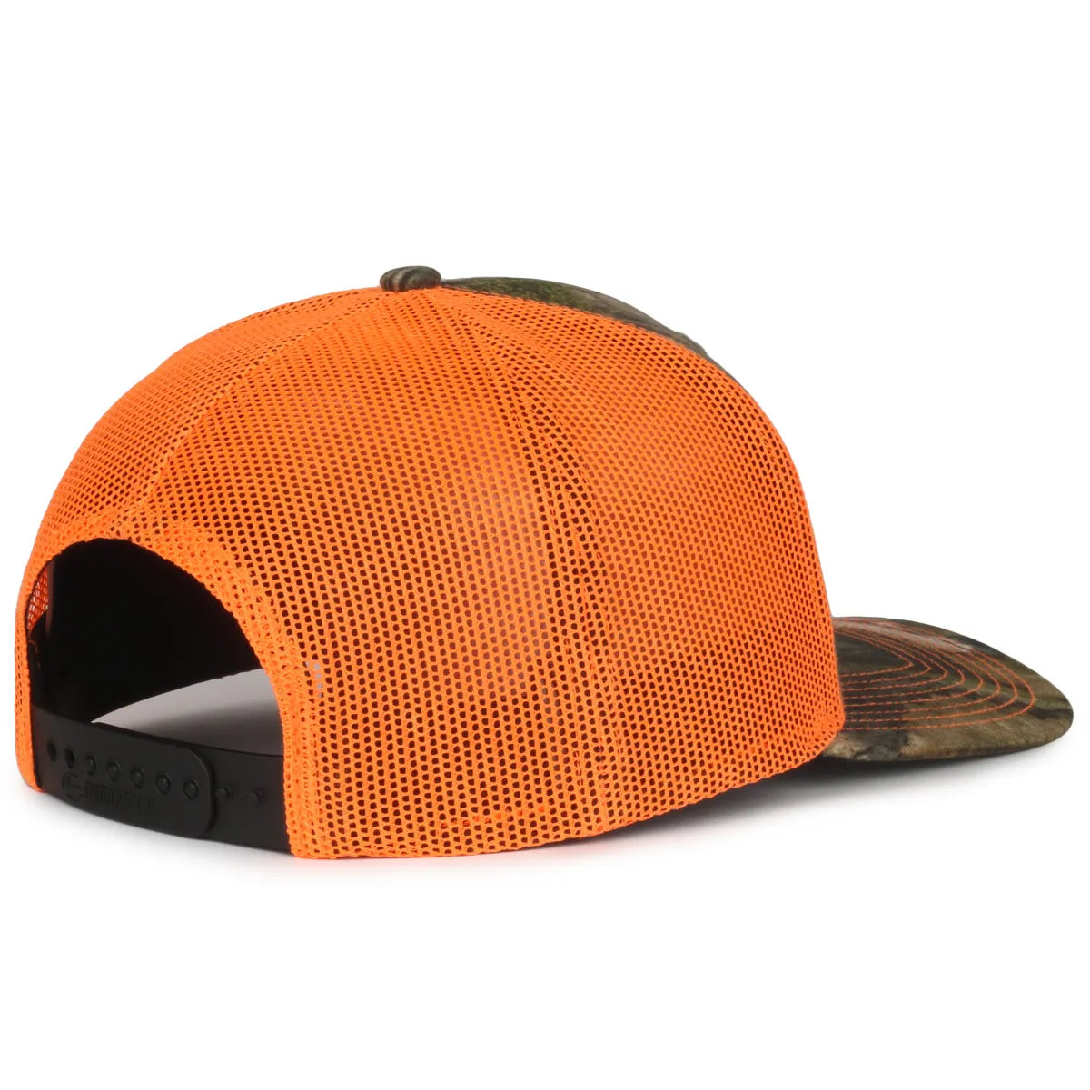 Outdoor Cap OC771CAMO Contrast Construction Canvas Camo Structured Trucker Hat Unisex Accessories Hats & Caps