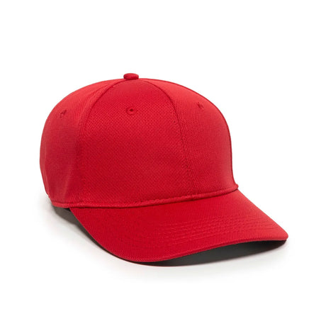 Outdoor Cap MWS25 ProTech Mesh Structured Solid Back Hat Unisex Accessories Hats & Caps
