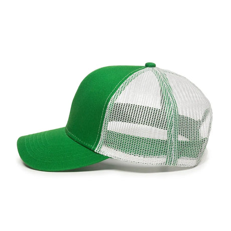 Outdoor Cap MBW-600 Cotton Twill Structured Trucker Hat Unisex Accessories Hats & Caps