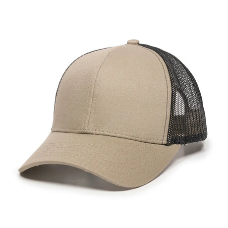 Outdoor Cap MBW-600 Cotton Twill Structured Trucker Hat Unisex Accessories Hats & Caps