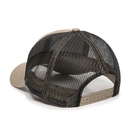 Outdoor Cap MBW-600 Cotton Twill Structured Trucker Hat Unisex Accessories Hats & Caps