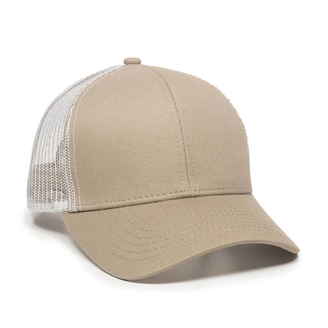 Outdoor Cap MBW-600 Cotton Twill Structured Trucker Hat Unisex Accessories Hats & Caps