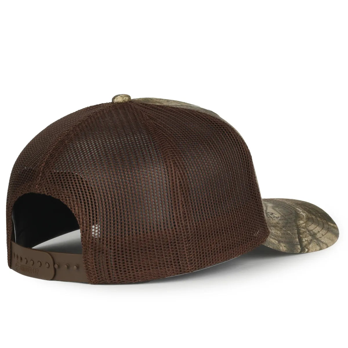 Outdoor Cap OC771CAMO Contrast Construction Canvas Camo Structured Trucker Hat Unisex Accessories Hats & Caps