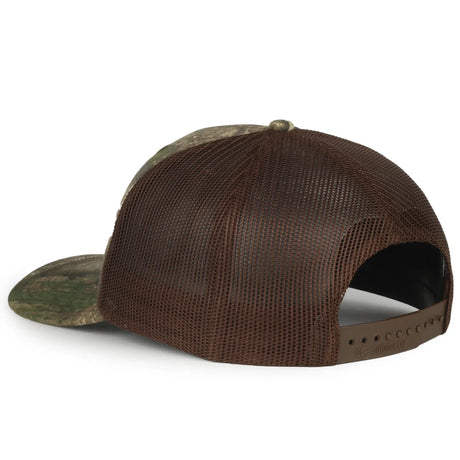 Outdoor Cap OC771CAMO Contrast Construction Canvas Camo Structured Trucker Hat Unisex Accessories Hats & Caps