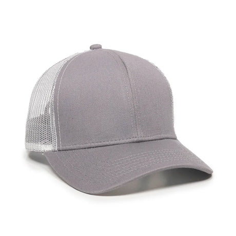 Outdoor Cap MBW-600 Cotton Twill Structured Trucker Hat Unisex Accessories Hats & Caps