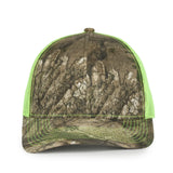 Outdoor Cap OC771CAMO Contrast Construction Canvas Camo Structured Trucker Hat Unisex Accessories Hats & Caps