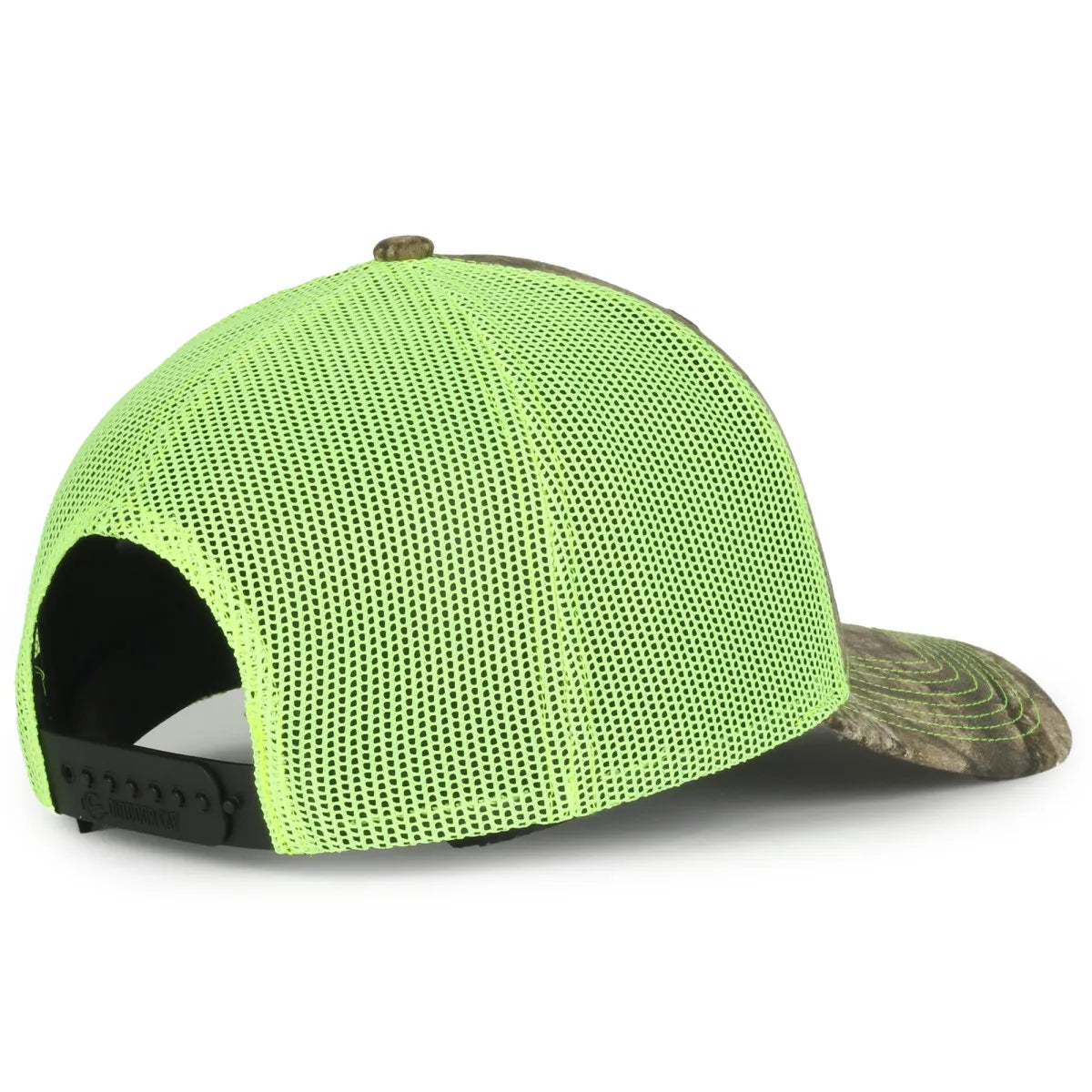 Outdoor Cap OC771CAMO Contrast Construction Canvas Camo Structured Trucker Hat Unisex Accessories Hats & Caps