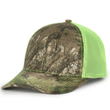 Outdoor Cap OC771CAMO Contrast Construction Canvas Camo Structured Trucker Hat Unisex Accessories Hats & Caps