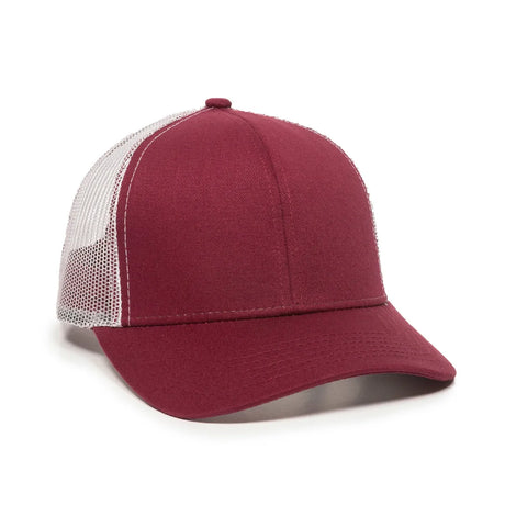 Outdoor Cap MBW-600 Cotton Twill Structured Trucker Hat Unisex Accessories Hats & Caps