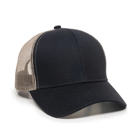 Outdoor Cap MBW-600 Cotton Twill Structured Trucker Hat Unisex Accessories Hats & Caps