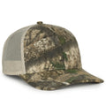Outdoor Cap OC771CAMO Contrast Construction Canvas Camo Structured Trucker Hat Unisex Accessories Hats & Caps