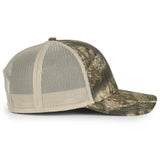 Outdoor Cap OC771CAMO Contrast Construction Canvas Camo Structured Trucker Hat Unisex Accessories Hats & Caps