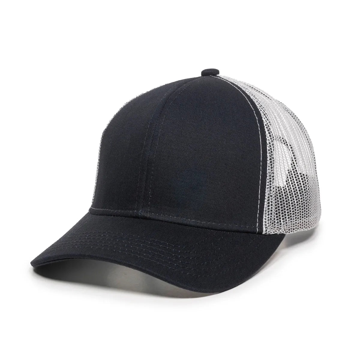 Outdoor Cap MBW-600 Cotton Twill Structured Trucker Hat Unisex Accessories Hats & Caps