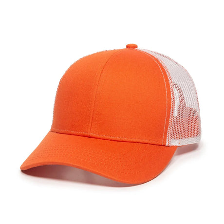 Outdoor Cap MBW-600 Cotton Twill Structured Trucker Hat Unisex Accessories Hats & Caps