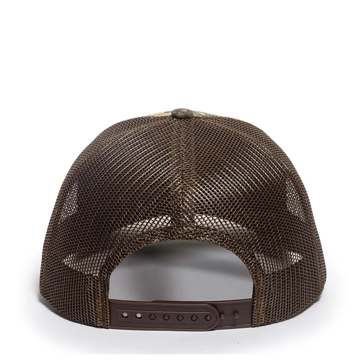 Outdoor Cap OC771CAMO Contrast Construction Canvas Camo Structured Trucker Hat Unisex Accessories Hats & Caps