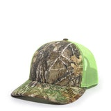 Outdoor Cap OC771CAMO Contrast Construction Canvas Camo Structured Trucker Hat Unisex Accessories Hats & Caps