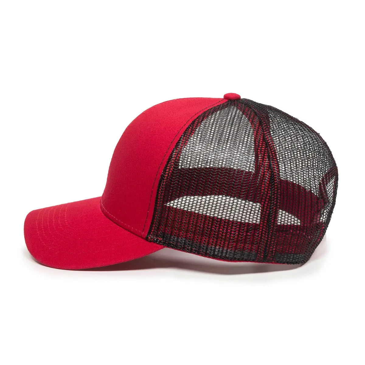 Outdoor Cap MBW-600 Cotton Twill Structured Trucker Hat Unisex Accessories Hats & Caps