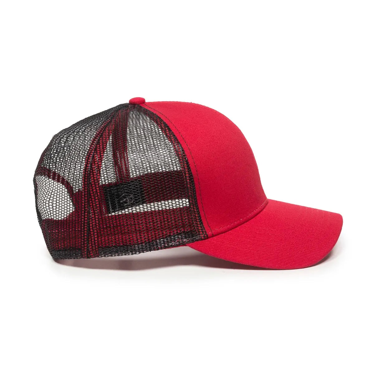 Outdoor Cap MBW-600 Cotton Twill Structured Trucker Hat Unisex Accessories Hats & Caps