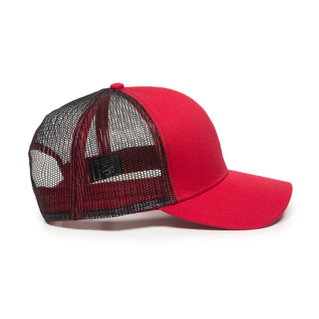 Outdoor Cap MBW-600 Cotton Twill Structured Trucker Hat Unisex Accessories Hats & Caps