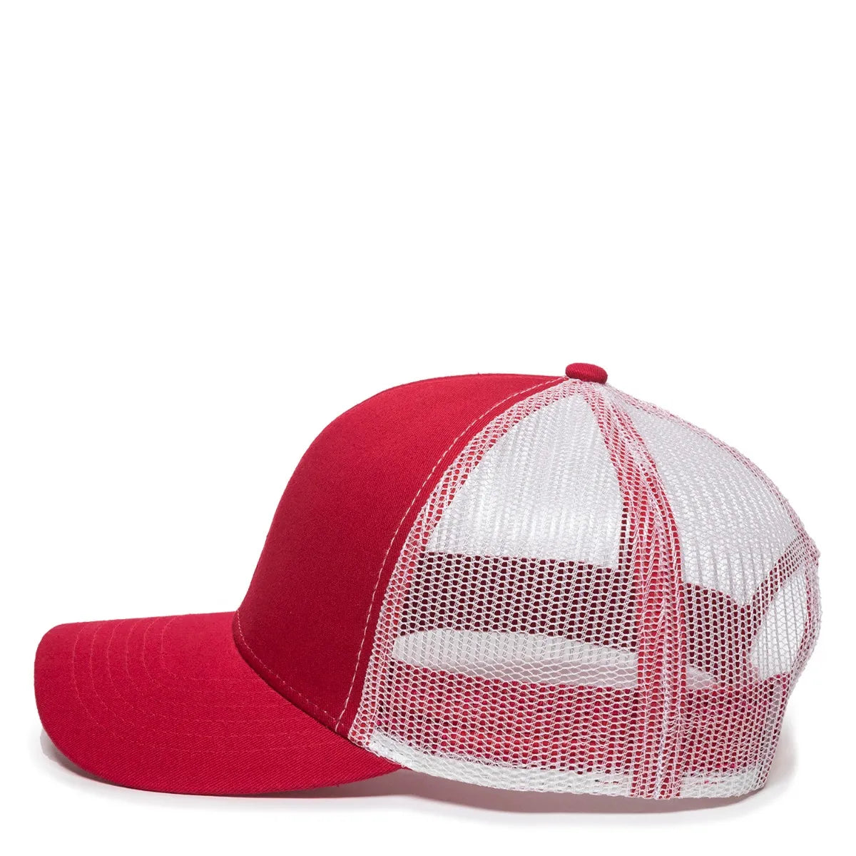 Outdoor Cap MBW-600 Cotton Twill Structured Trucker Hat Unisex Accessories Hats & Caps