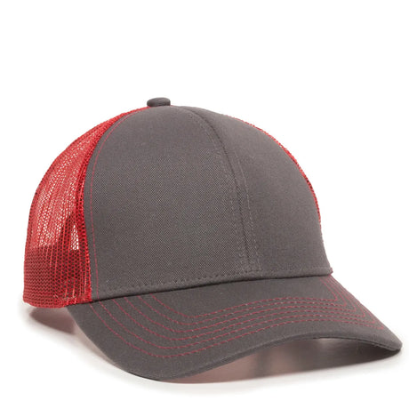 Outdoor Cap MBW-600 Cotton Twill Structured Trucker Hat Unisex Accessories Hats & Caps