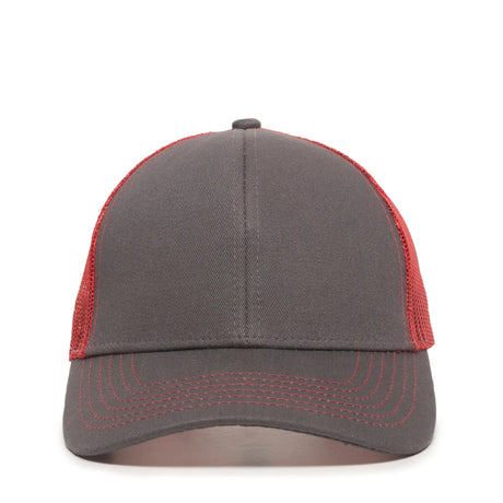 Outdoor Cap MBW-600 Cotton Twill Structured Trucker Hat Unisex Accessories Hats & Caps
