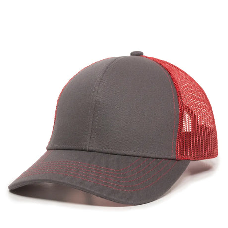 Outdoor Cap MBW-600 Cotton Twill Structured Trucker Hat Unisex Accessories Hats & Caps