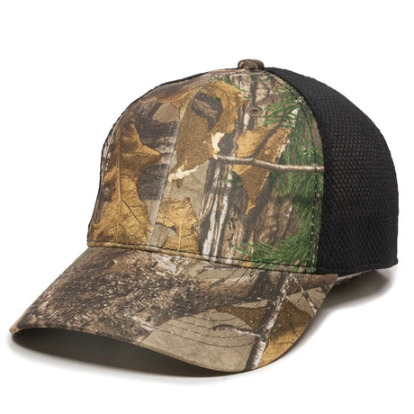 Outdoor Cap PFC-150M Moisture Wicking Structured Trucker Hat Unisex Accessories Hats & Caps