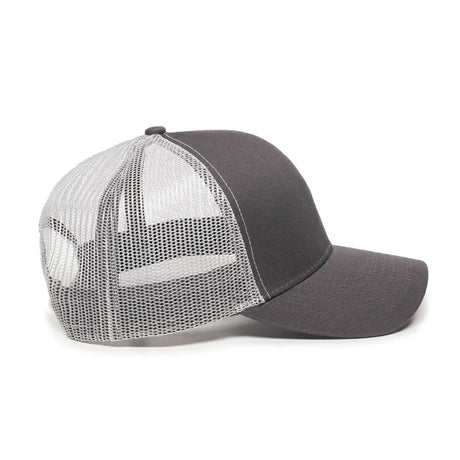 Outdoor Cap MBW-600 Cotton Twill Structured Trucker Hat Unisex Accessories Hats & Caps