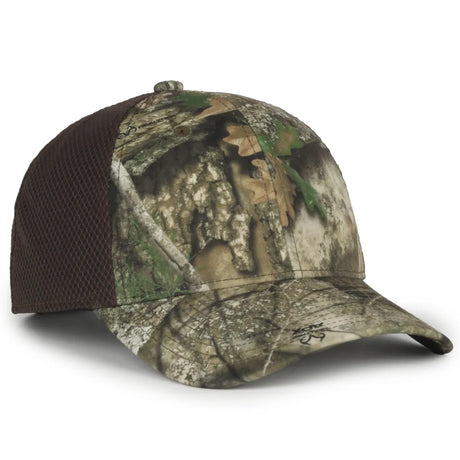 Outdoor Cap PFC-150M Moisture Wicking Structured Trucker Hat Unisex Accessories Hats & Caps