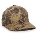 Outdoor Cap 301IS Canvas Camo Structured Solid Back Hat