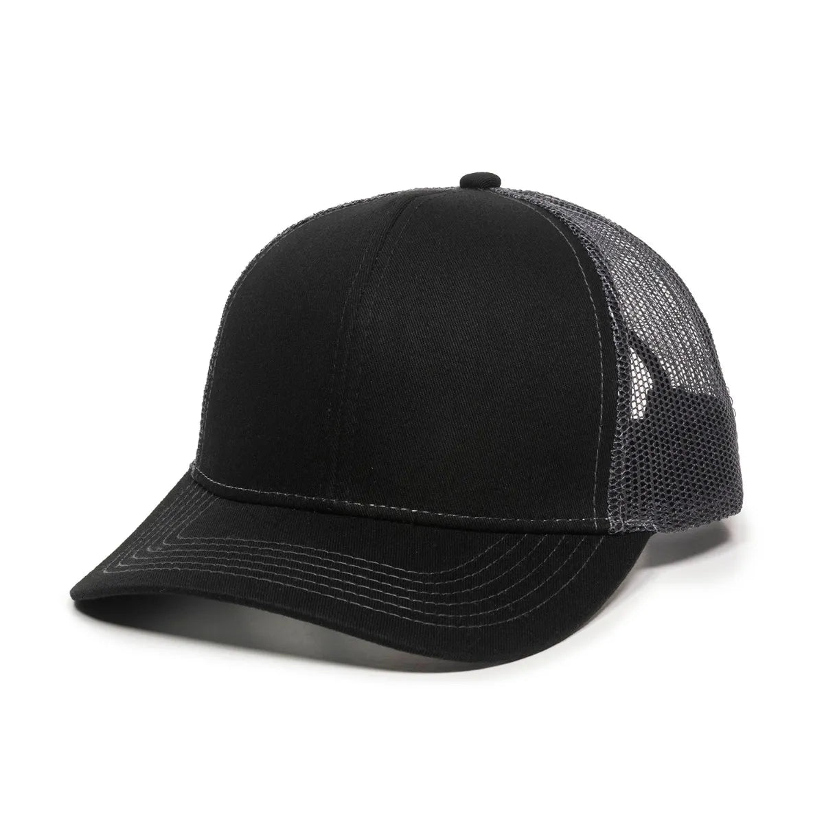 Outdoor Cap MBW-600 Cotton Twill Structured Trucker Hat Unisex Accessories Hats & Caps