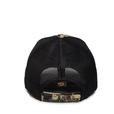 Outdoor Cap PFC-150M Moisture Wicking Structured Trucker Hat Unisex Accessories Hats & Caps