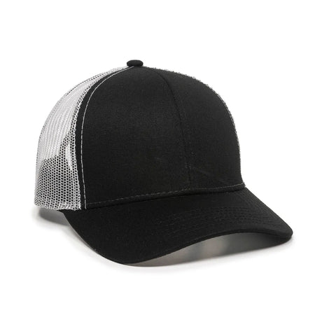 Outdoor Cap MBW-600 Cotton Twill Structured Trucker Hat Unisex Accessories Hats & Caps