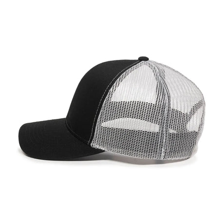 Outdoor Cap MBW-600 Cotton Twill Structured Trucker Hat Unisex Accessories Hats & Caps