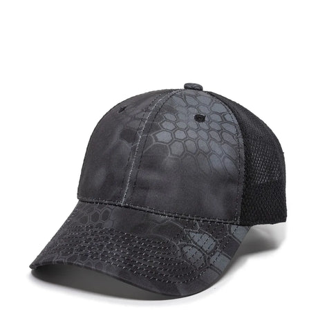 Outdoor Cap PFC-150M Moisture Wicking Structured Trucker Hat Unisex Accessories Hats & Caps