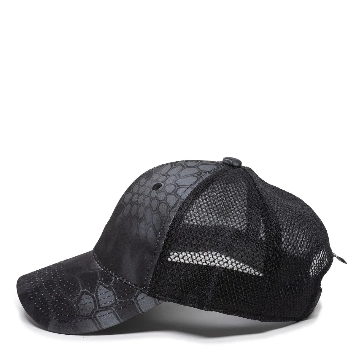 Outdoor Cap PFC-150M Moisture Wicking Structured Trucker Hat Unisex Accessories Hats & Caps