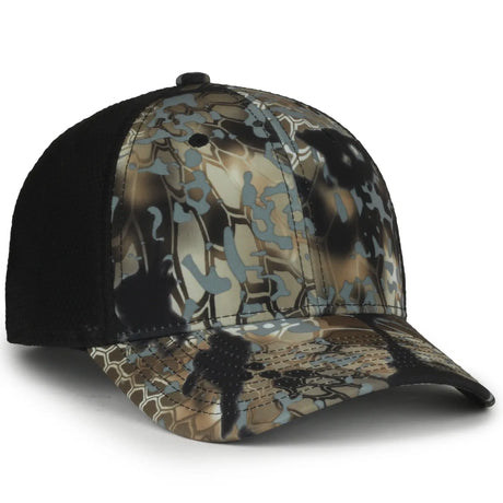 Outdoor Cap PFC-150M Moisture Wicking Structured Trucker Hat Unisex Accessories Hats & Caps