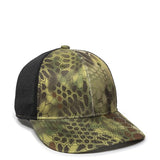 Outdoor Cap PFC-150M Moisture Wicking Structured Trucker Hat Unisex Accessories Hats & Caps