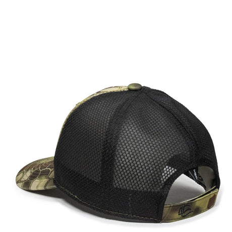 Outdoor Cap PFC-150M Moisture Wicking Structured Trucker Hat Unisex Accessories Hats & Caps