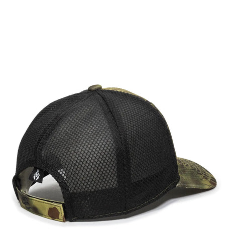 Outdoor Cap PFC-150M Moisture Wicking Structured Trucker Hat Unisex Accessories Hats & Caps