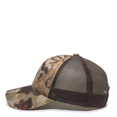 Outdoor Cap PFC-150M Moisture Wicking Structured Trucker Hat Unisex Accessories Hats & Caps