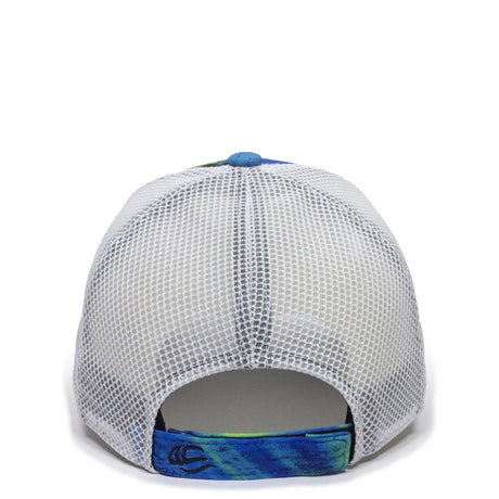 Outdoor Cap PFC-150M Moisture Wicking Structured Trucker Hat Unisex Accessories Hats & Caps