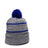 Outdoor Cap KNF-100 Striped Beanie with Black Fleece Lining & Pom Unisex Accessories Hats & Caps