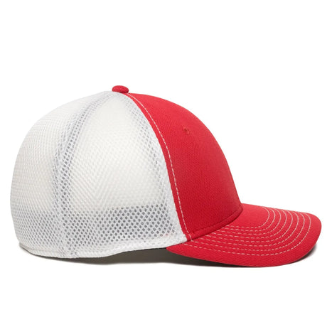 Outdoor Cap MWS1125 ProTech Mesh Structured Trucker Hat Unisex Accessories Hats & Caps