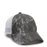 Outdoor Cap PFC-150M Moisture Wicking Structured Trucker Hat Unisex Accessories Hats & Caps