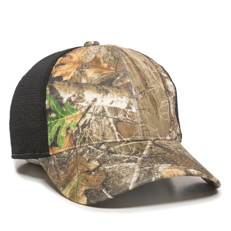 Outdoor Cap PFC-150M Moisture Wicking Structured Trucker Hat Unisex Accessories Hats & Caps