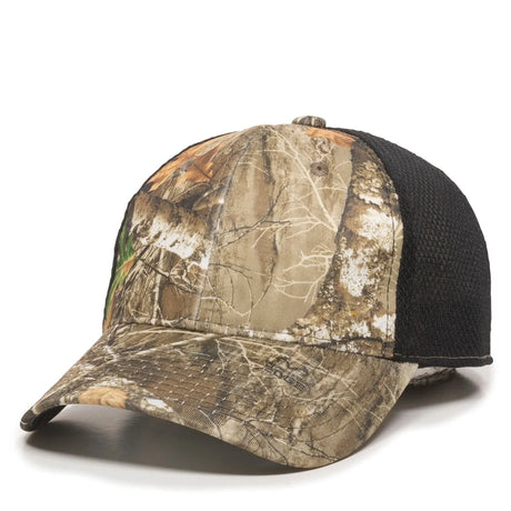 Outdoor Cap PFC-150M Moisture Wicking Structured Trucker Hat Unisex Accessories Hats & Caps
