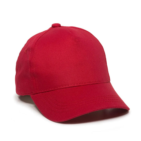 Outdoor Cap GL-455 Cotton Twill Pre-Curve Structured Solid Back Hat Unisex Accessories Hats & Caps