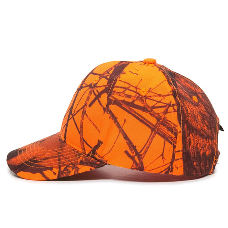 Outdoor Cap 350 Canvas Camo Structured Solid Back Hat Unisex Accessories Hats & Caps